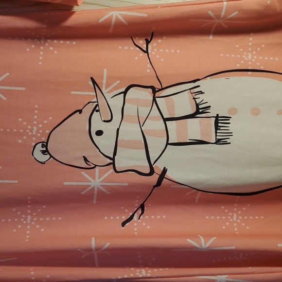 Little girls winter snowman dress - Picture 2 of 5